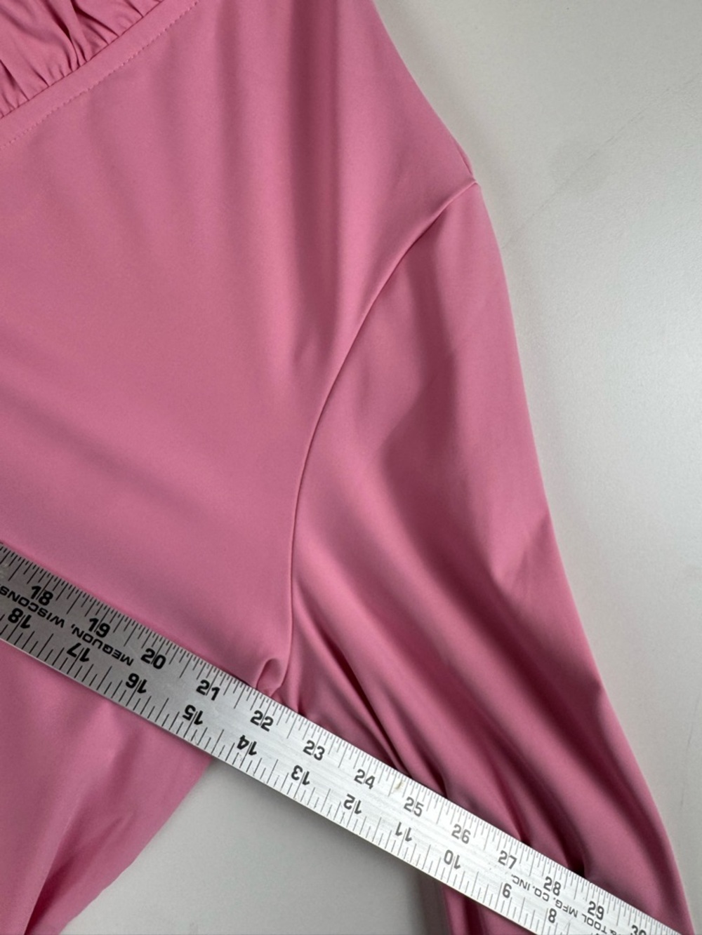 Cegolfs UPF 50+ Ruffle Neck Sweatshirt Sz XXL Preppy Tennis Pink Outdoor NEW - Picture 4 of 8
